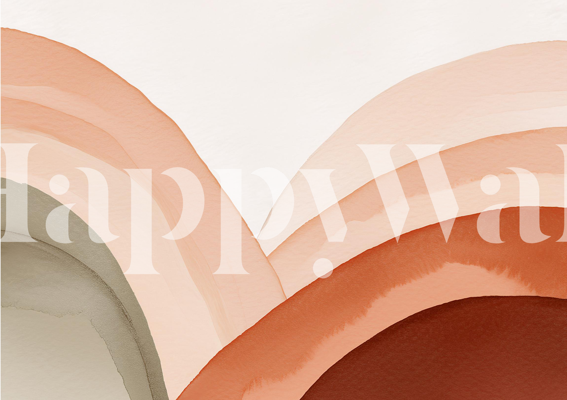 Boho Nursery Arches wallpaper in a room