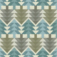 Geometric fir forest warm neutral tapetit