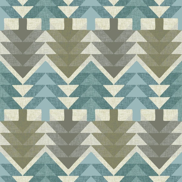 Geometric fir forest warm neutral
