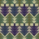 Geometric fir forest sage green purple