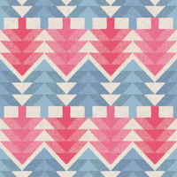 Geometric fir forest baby blue pink tapetit