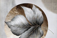 Golden Foliage Art wallpaper