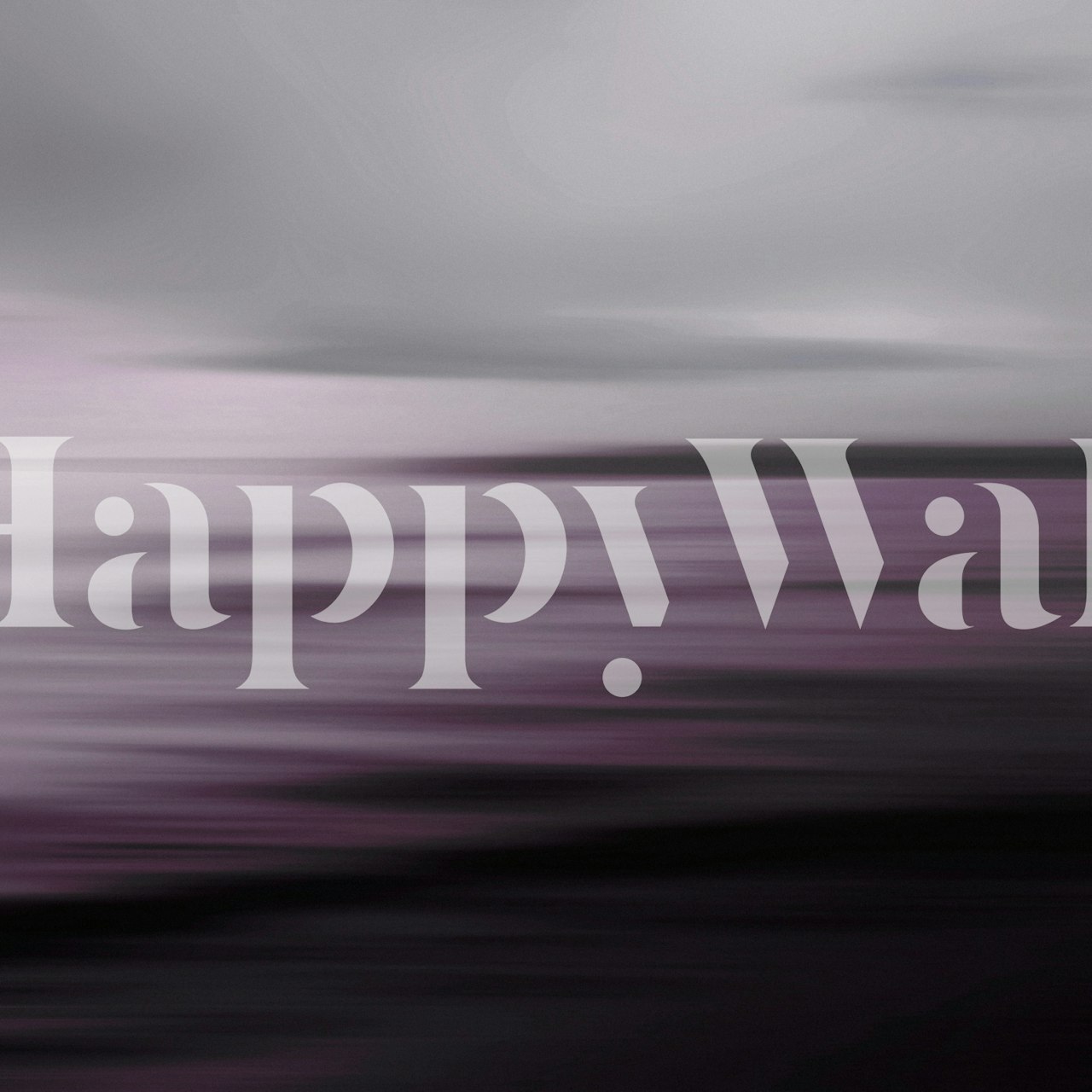 Mystic Twilight Waves wallpaper in a room