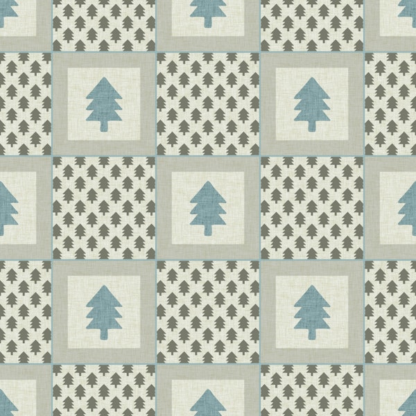Fir tree grid neutral grey