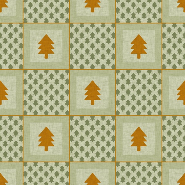 Fir tree grid ever green