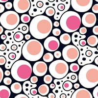 Navy and Pink Orbs ταπετσαρία