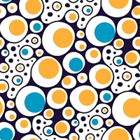 Eclipse Dot Ensemble Blue Yellow tapete