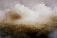 Autumn Haze Fields papiers peint