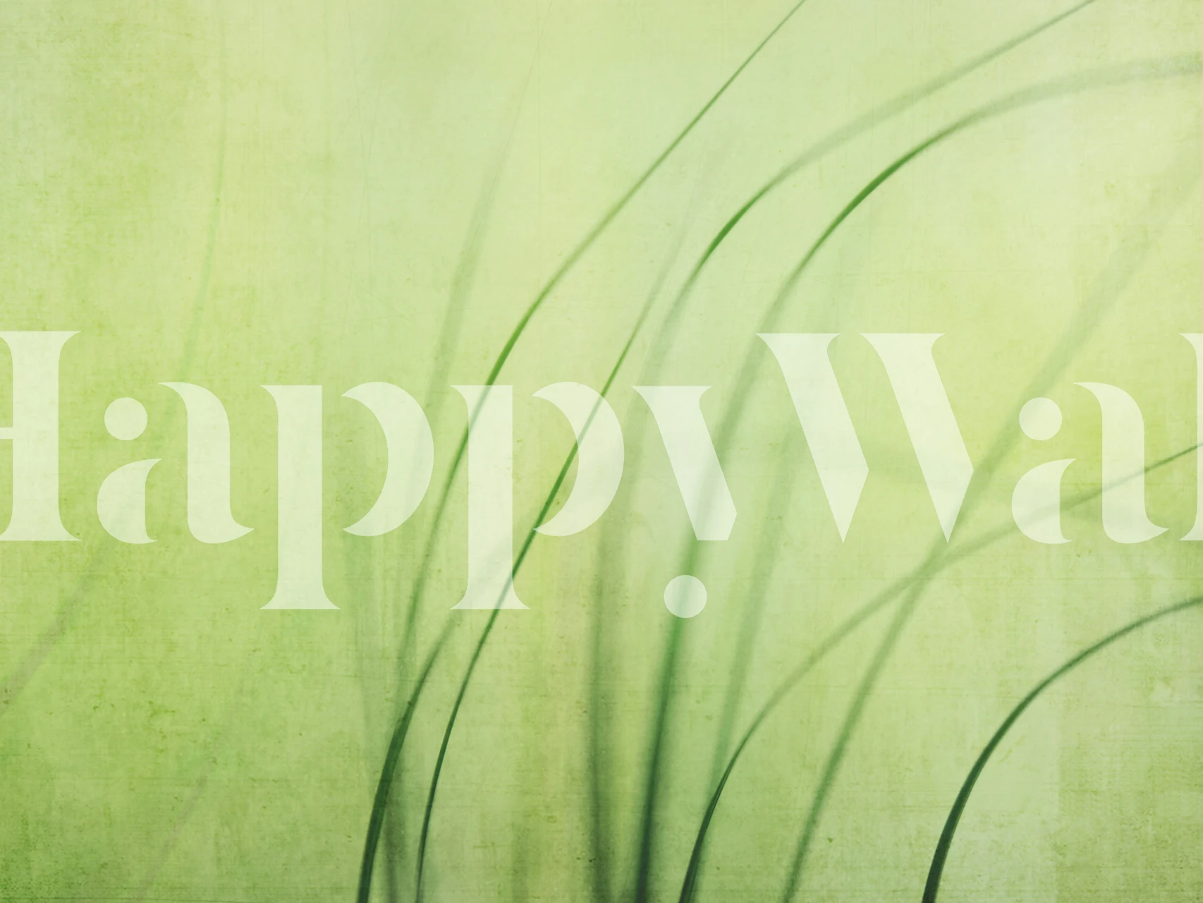 Swaying Grasses wallpaper in a room