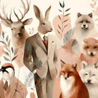 My Guardian Animals papiers peint