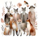 Elegant Woodland Animals