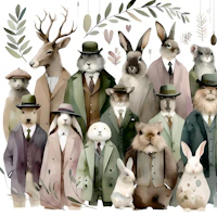 Chic Woodland Assembly papiers peint