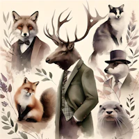 Suave Forest friends papiers peint
