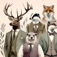 Dapper Forest Gentry papiers peint