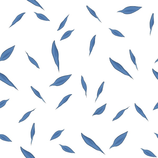 Blue leaves Whispers I hear