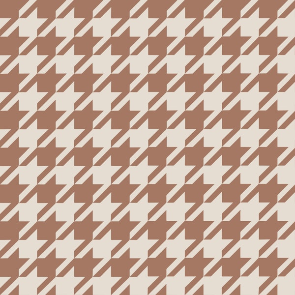 Classic Houndstooth mocha mousse