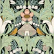 Art nouveau inspired floral