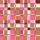 Modernist Painted Plaid in pink mocha mix