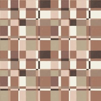 Modernist Plaid in mocha mix wallpaper