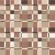 Modernist Plaid in mocha mix