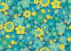 Sunshine Garden - Lemon, mint and turquoise