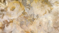 Golden Floral Essence wallpaper