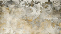 Antique Floral Shadows wallpaper