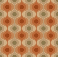 Abstract Vintage Geo Waves behang