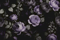 Dark Moody Blooms papiers peint