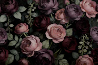 Midnight Bloom Essence papiers peint