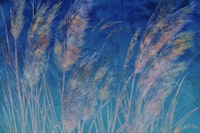 Dreamy Pampas Grass Elegance tapet