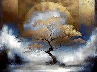 Celestial Tree Nightscape tapety