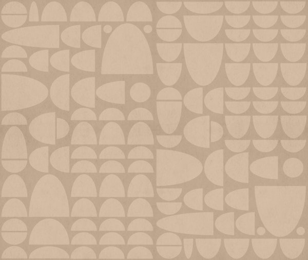 Mid Century Pattern Gold