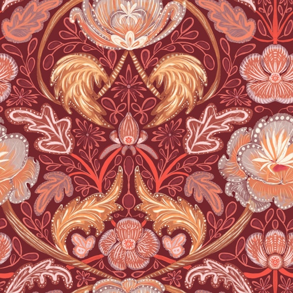 Ruby Botanical Charm