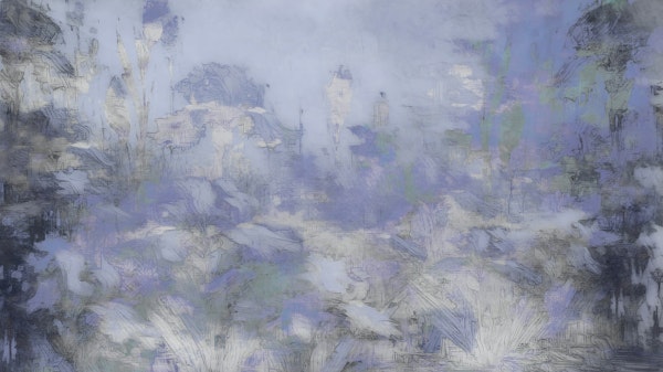 Dreamy Blue Wildflowers