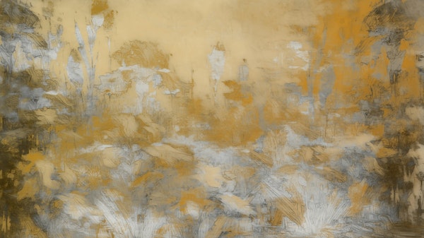 Golden Wildflower Dreamscape