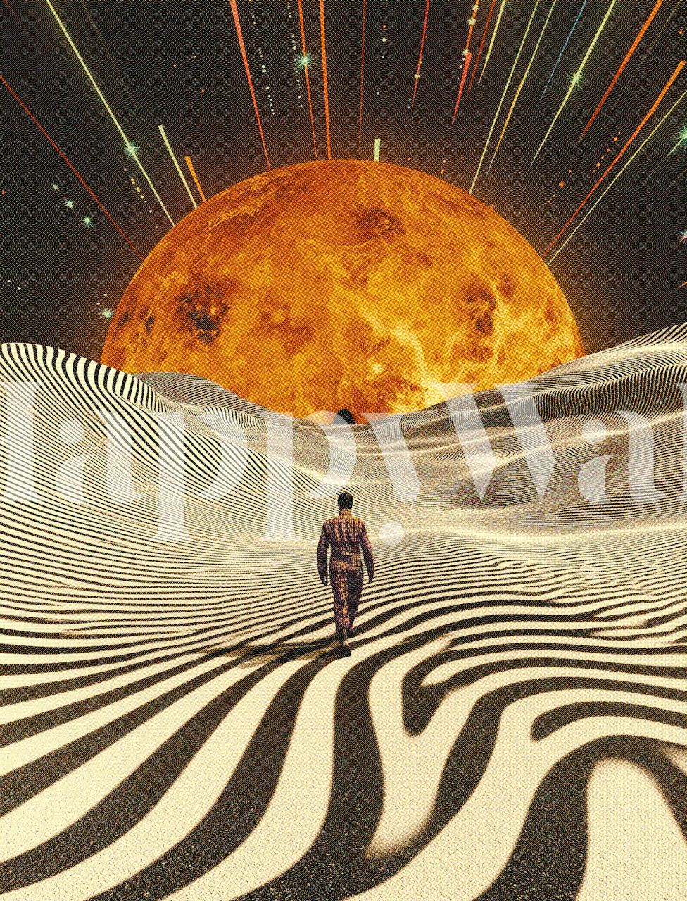 Adventure In New Dimensions wallpaper in a room