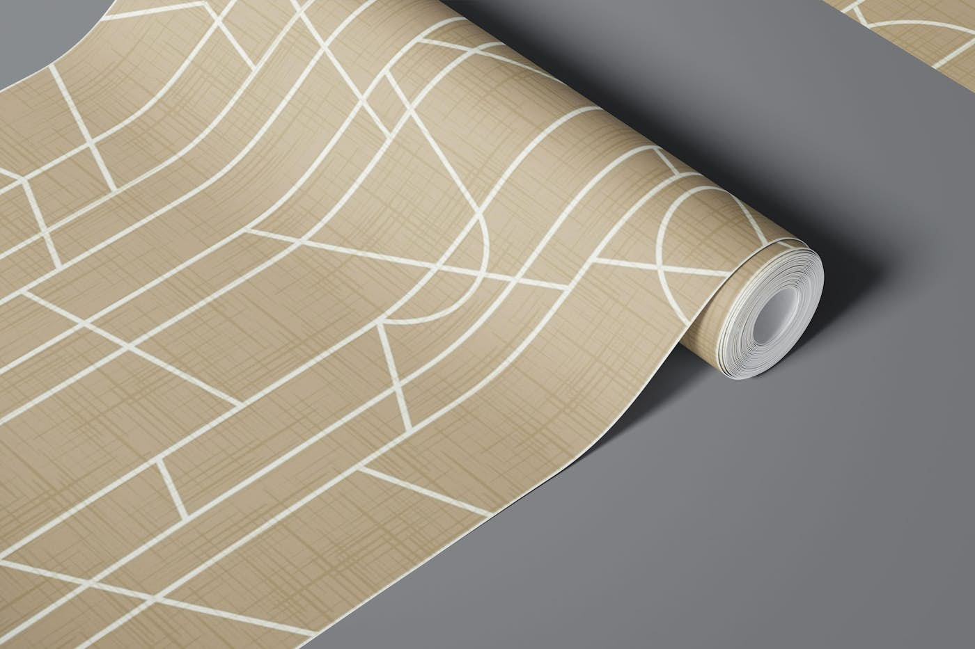 Elegant Lines Decor Safari Canvas wallpaper roll