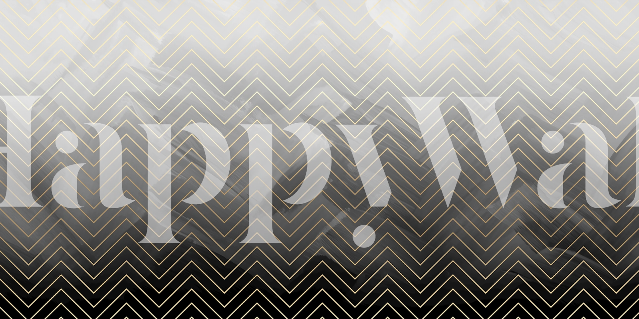 Geometric Modern Black papel de parede em um quarto