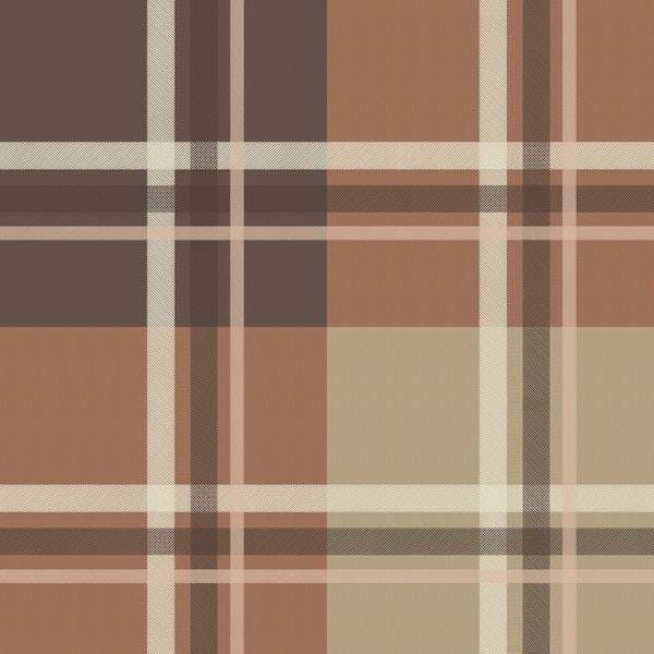 Mocha Mousse Warm Plaid