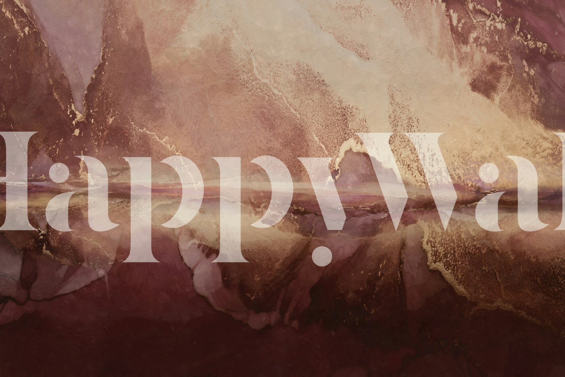 Marble Ink Fall wallpaper in a room setting