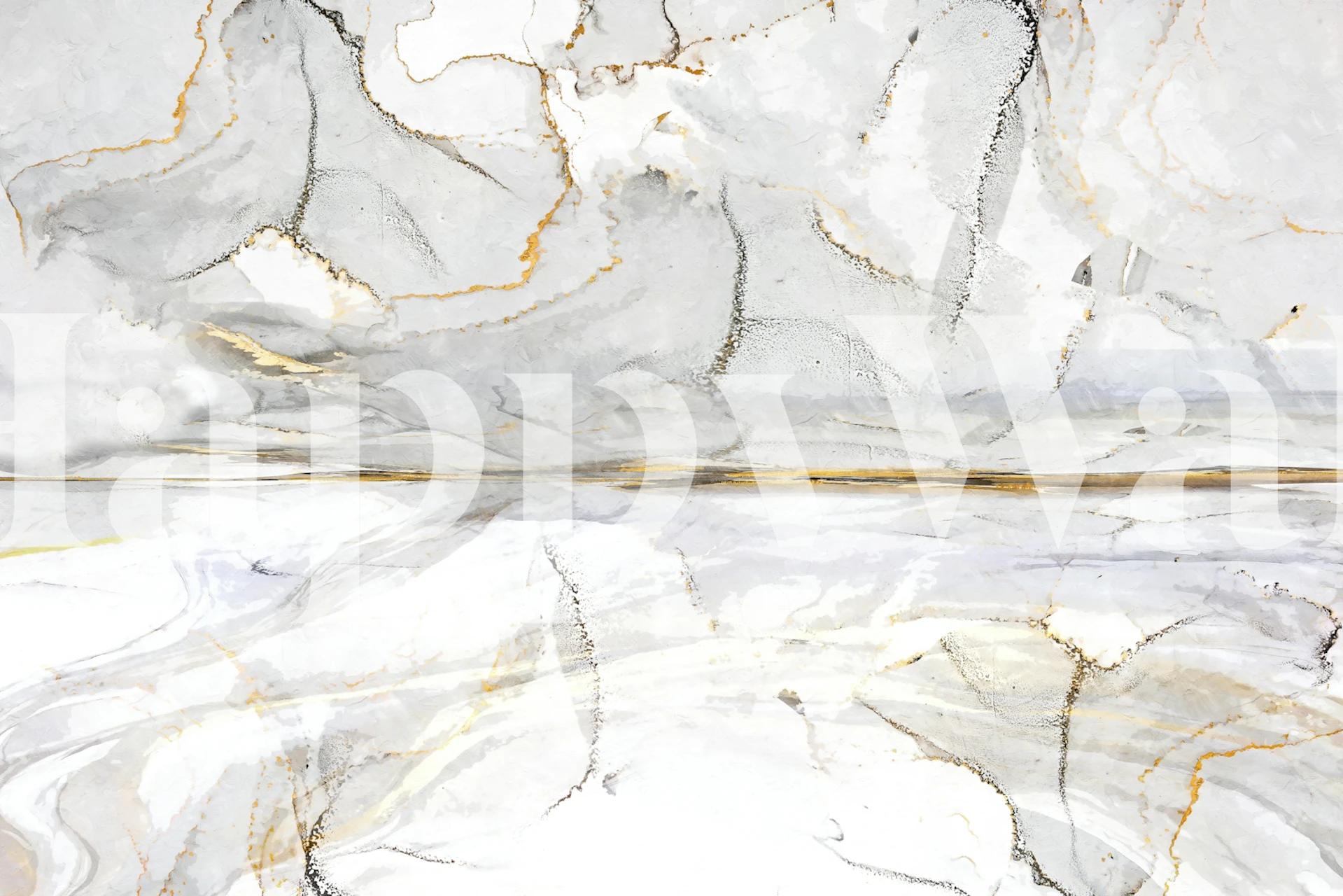 Marble Ink Greece wallpaper in a room