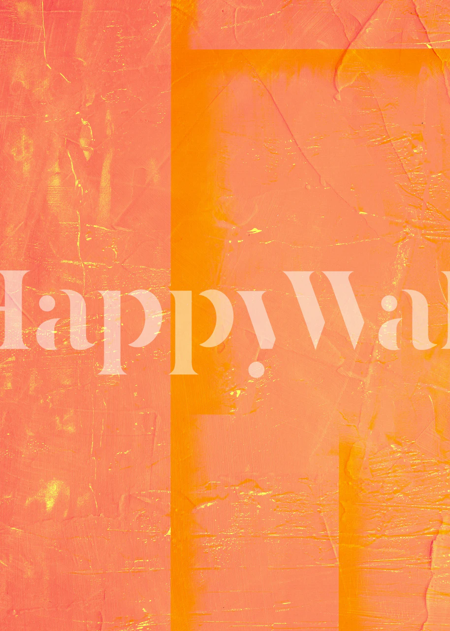 Abstract pink and orange textured wallpaper