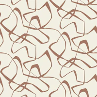 Japandi imperfect lines Mocha Mousse XL wallpaper