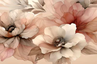 Large Ethereal Petals papel pintado