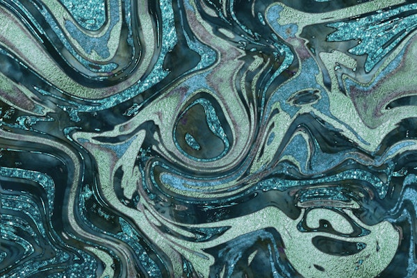 Magic Marble Turquoise Teal