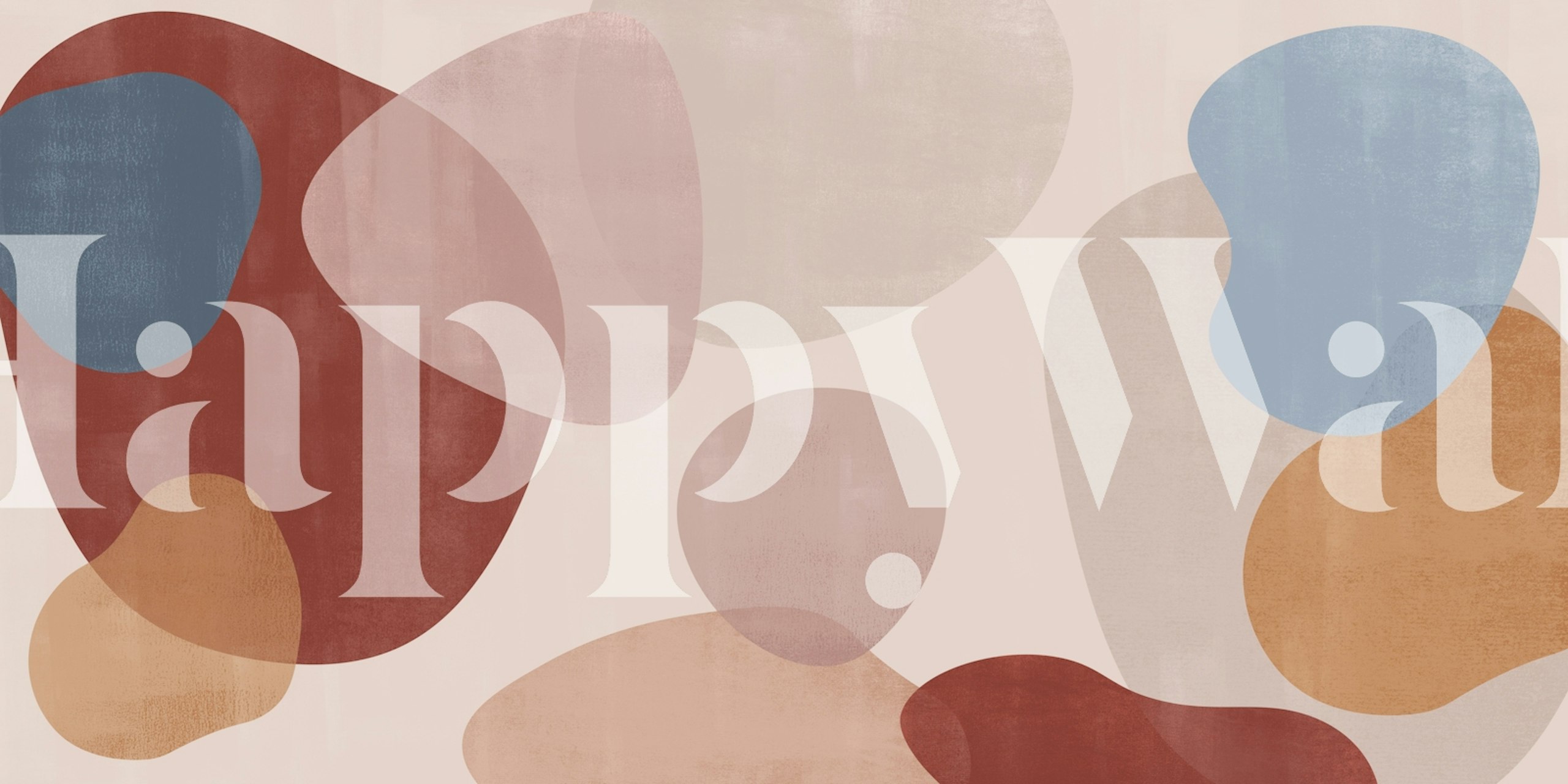 Papel pintado Modern Geometric Shape en una habitación