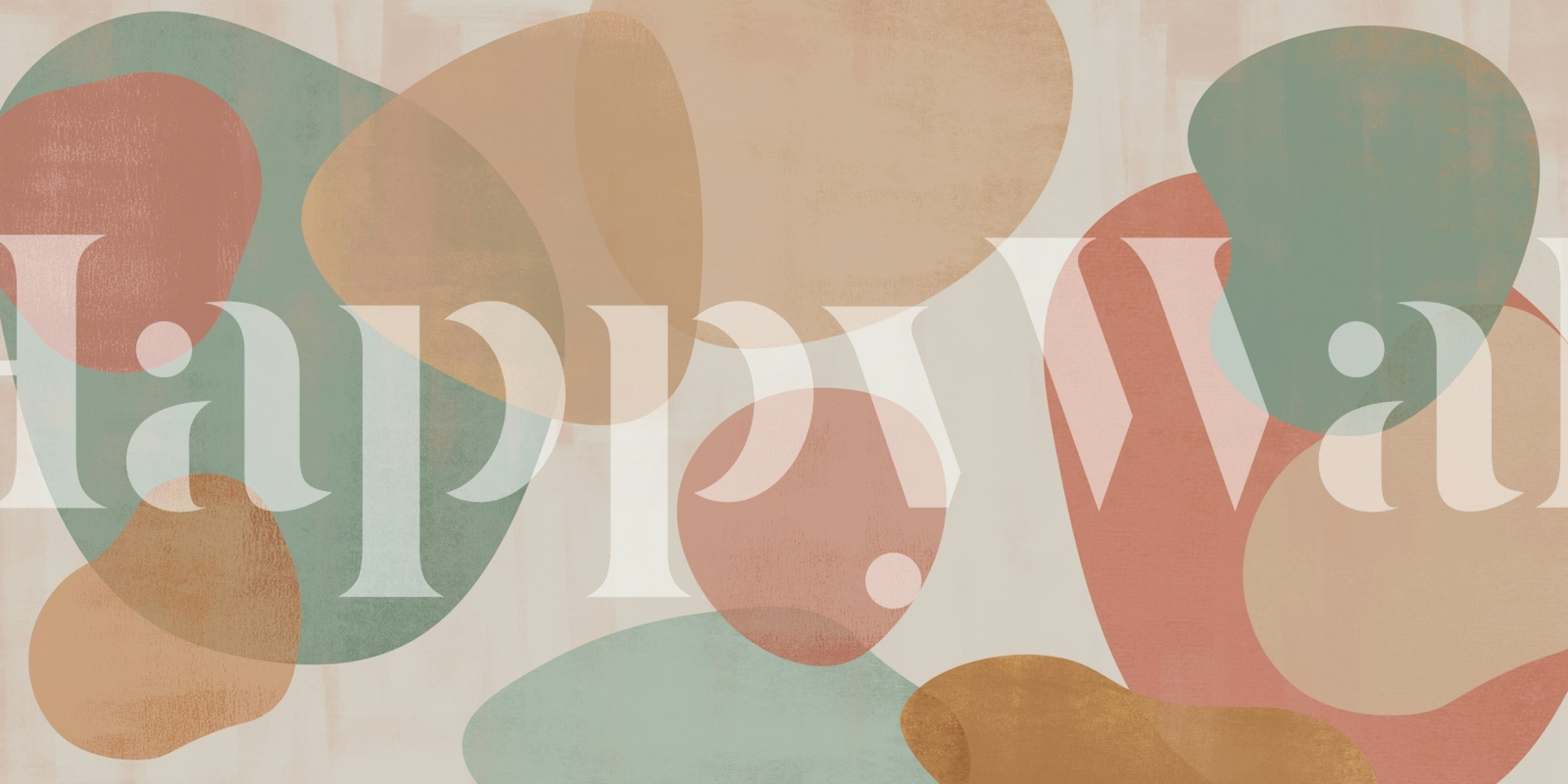 Nowoczesna tapeta geometryczna w stylowym pokoju