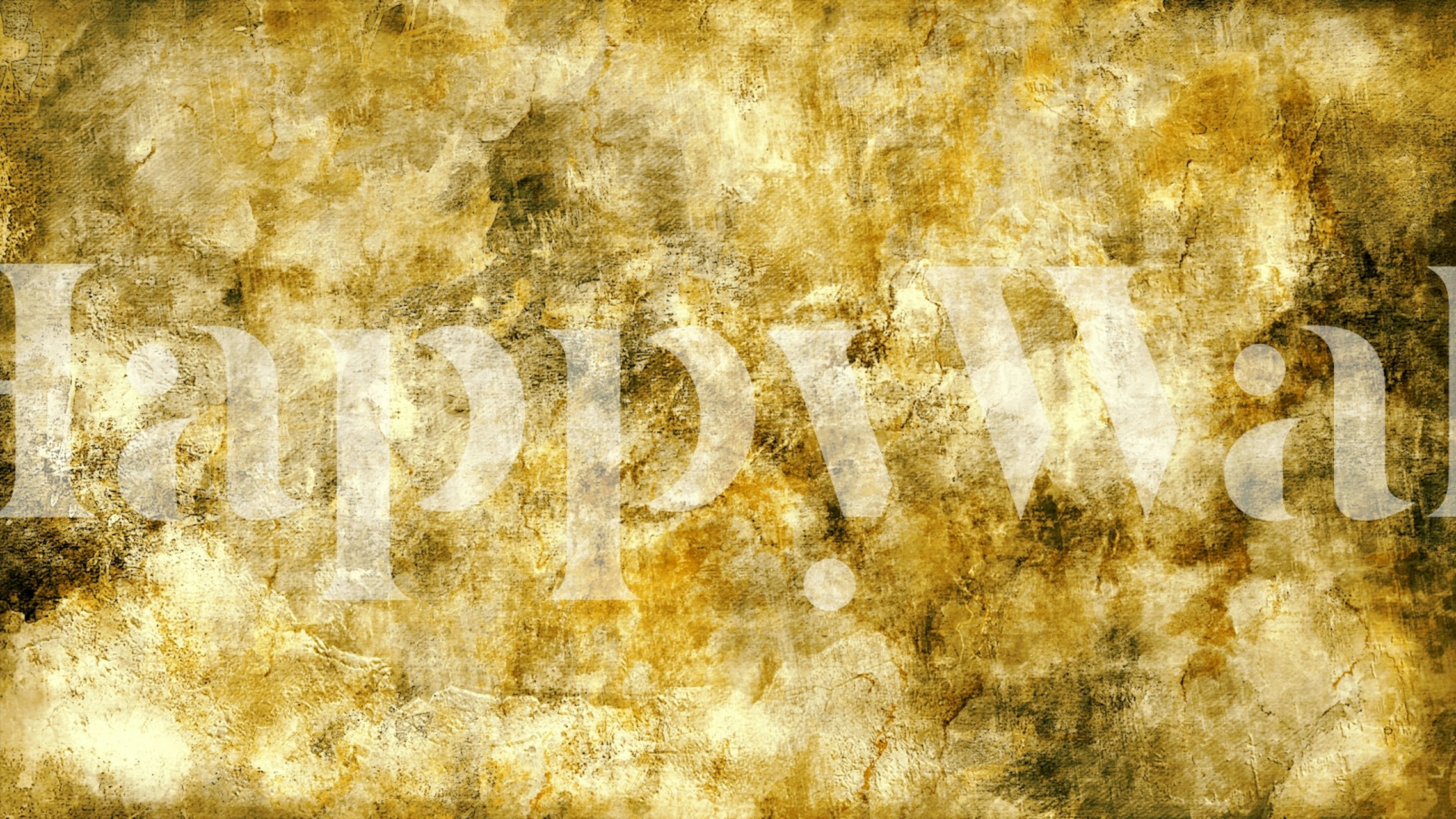 Ταπετσαρία Antique Gold Essence σε ένα δωμάτιο