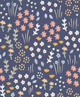 Everblue Floral ταπετσαρία